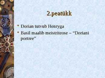 O Wilde-Dorian Gray portree-powerpointi esitlus #5