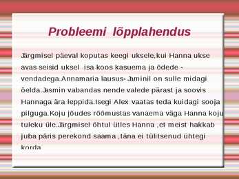 Raamatu tutvustus-Kõik see pere #9