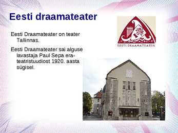 Eesti teatrid #2