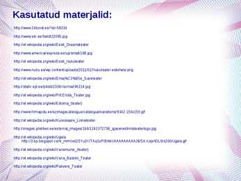 Eesti teatrid #12