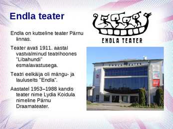 Eesti teatrid #5