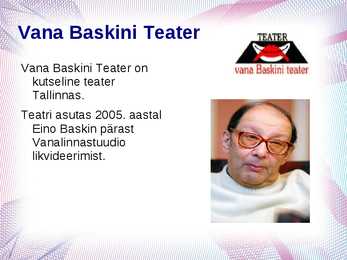 Eesti teatrid #10