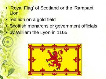 Presentation about Scotland National Symbols #3