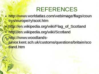 Presentation about Scotland National Symbols #7