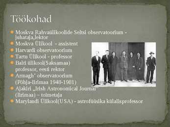 Ernst Öpik - Eesti astronoomiakoolkonna üks rajajaid #5