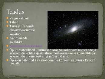 Ernst Öpik - Eesti astronoomiakoolkonna üks rajajaid #7