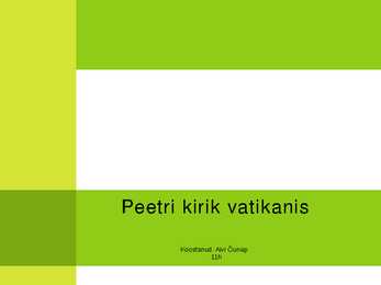 Rooma peetri kirik Vatikanis