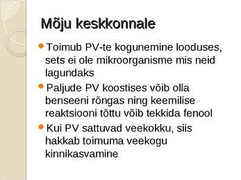 Seep Power Point esitlus #8