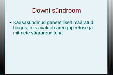 Downi sündroom-slideshow #2