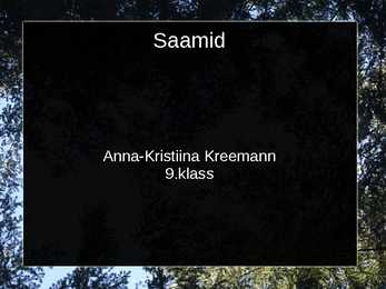 Saamid- Powerpoint-