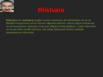 Arvuti riistvarad #2