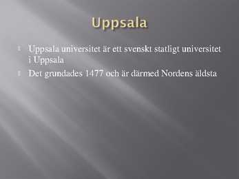 Rootsi Ülikoolid #2