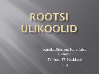 Rootsi Ülikoolid