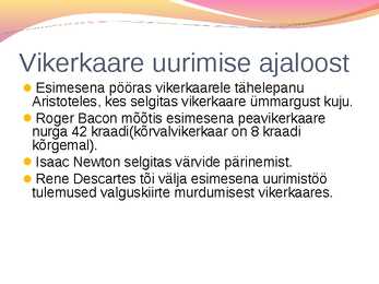 Vikerkaare powerpointi esitlus #13