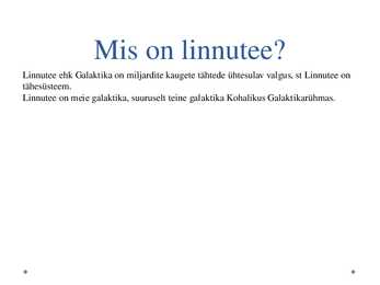 Linnutee- slaidid- #2