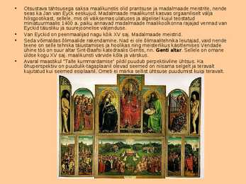 Jan van Eyck ja tema tööd #3