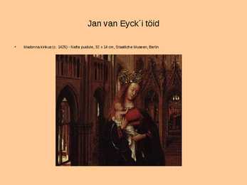 Jan van Eyck ja tema tööd #8