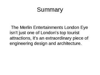 The London eye esitlus #11