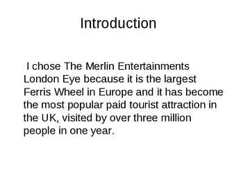 The London eye esitlus #3