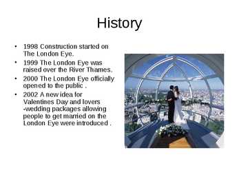 The London eye esitlus #5
