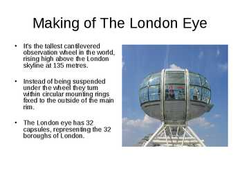 The London eye esitlus #7
