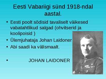 Eesti Vabariigi sünd- slaidid- #7