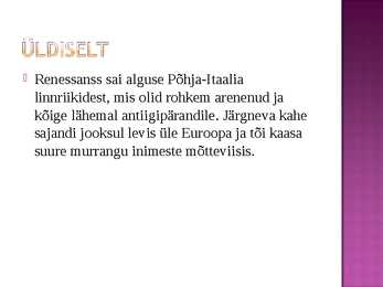 Renessanss- slaidid- #2