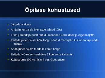 UURIMISTÖÖ alused #21