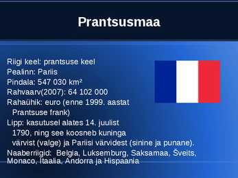 Prantslased- slaidid- #2