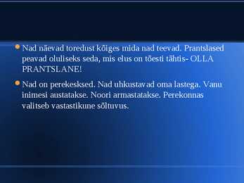 Prantslased- slaidid- #7