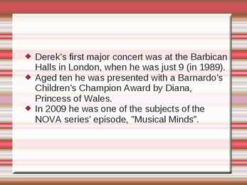 Unique mind-Derek Paravicini #5