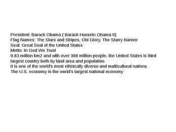 The usa s general information and nature #3