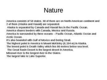 The usa s general information and nature #5