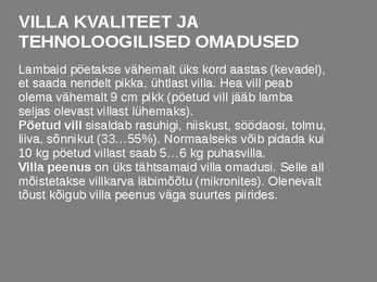 Lambavill- slaidid- #5