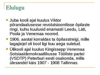 Viktor kingissepp #5