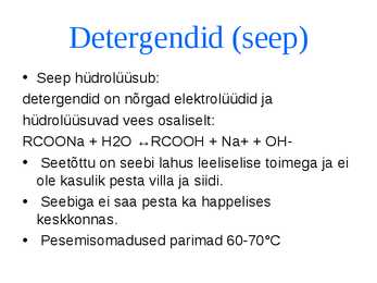 Detergendid #5