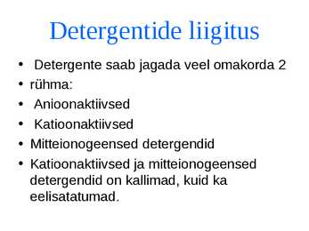 Detergendid #8