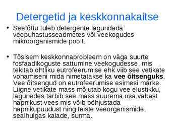 Detergendid #10