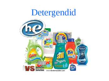 Detergendid