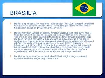 Ladina-Ameerika rahvastik ja kultuur #12