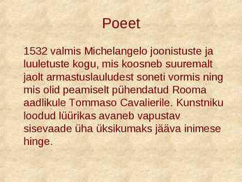 Michelangelo - slaidid #13