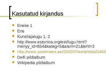 Eesti Vabariigi aegne kunst #9