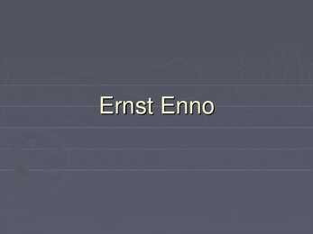 Ernst Enno elulugu