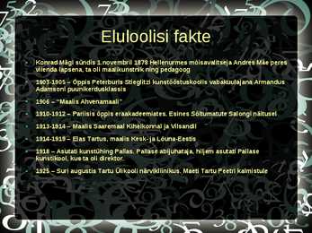 Konrad Mägi - elulugu #2