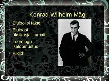 Konrad Mägi - elulugu