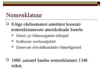 Eesti NSV valitsemine- slaidid- #5