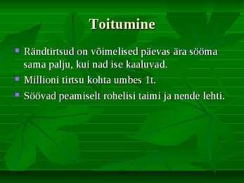 Power point - Rändtirtsud #6