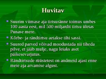 Power point - Rändtirtsud #8