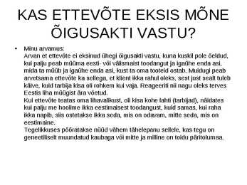 Rimi liha juhtumi analüüs #13