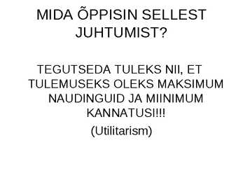 Rimi liha juhtumi analüüs #14